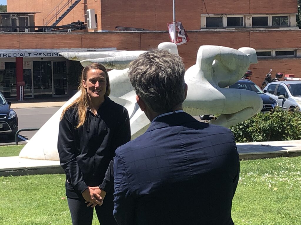 Mireia Belmonte en Orgullo de medalla